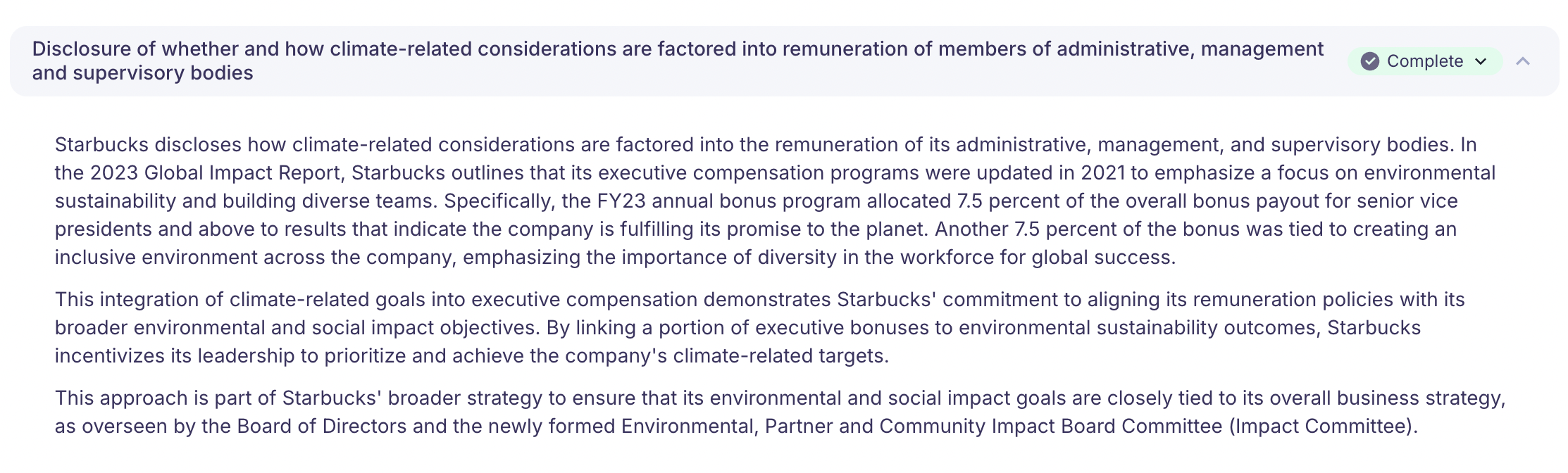 Narrative data point