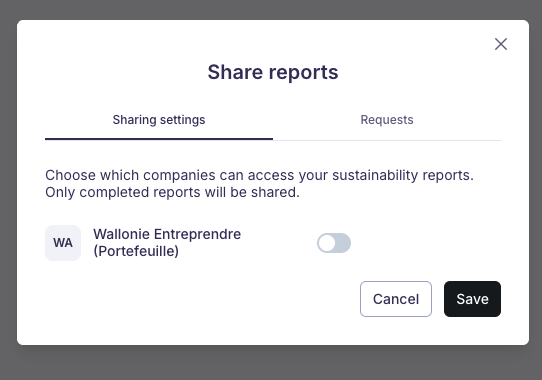 Complete and share the report